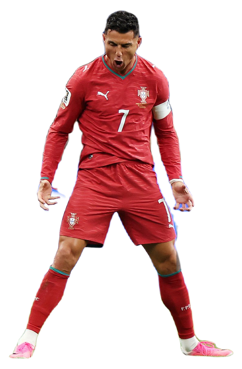 Cristiano Ronaldo célèbre le Siuu avec le Portugal